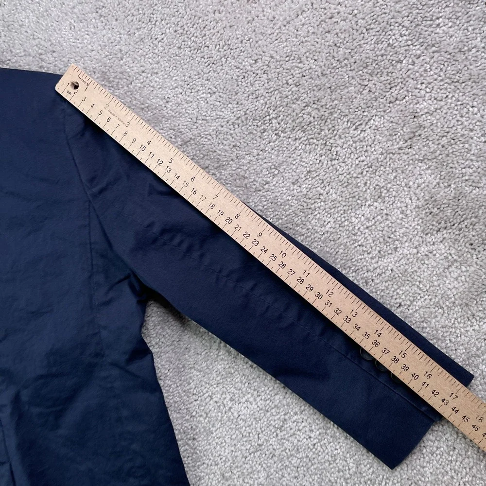 J Crew Crewcuts Blazer Boys 6-7 Blue Cotton Thompson Jacket Coat Church Wedding